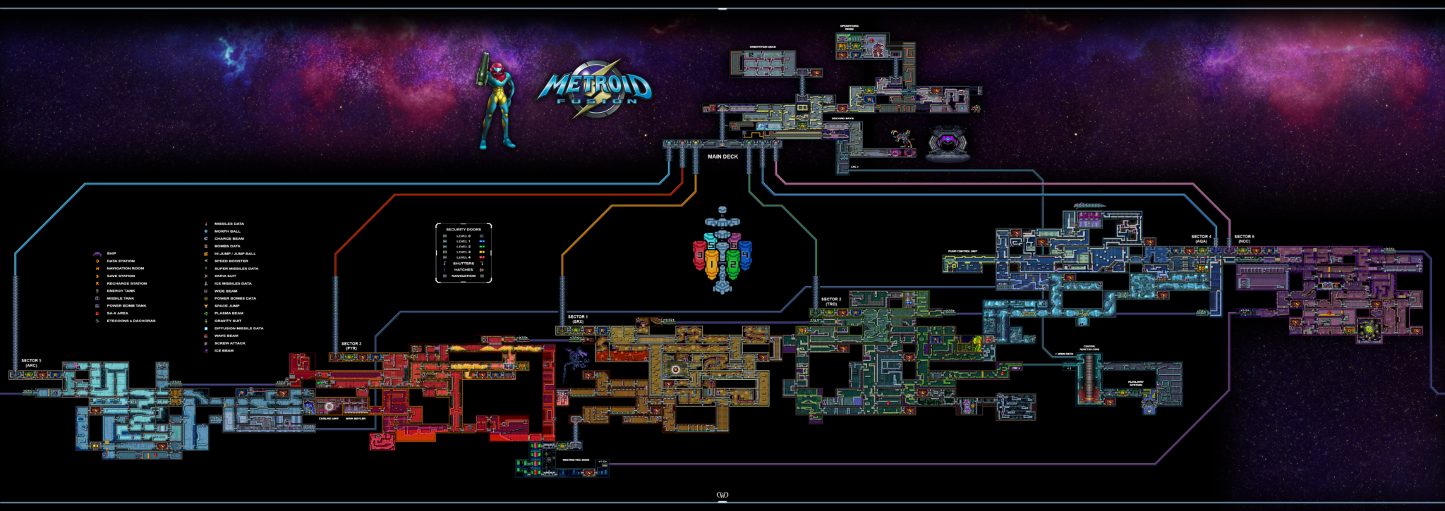 Metroid fusion map sector 4