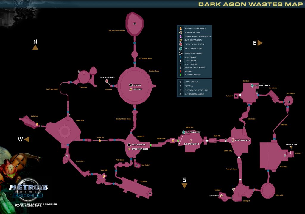 Metroidprime2 Map Dark Agon 1024x721 